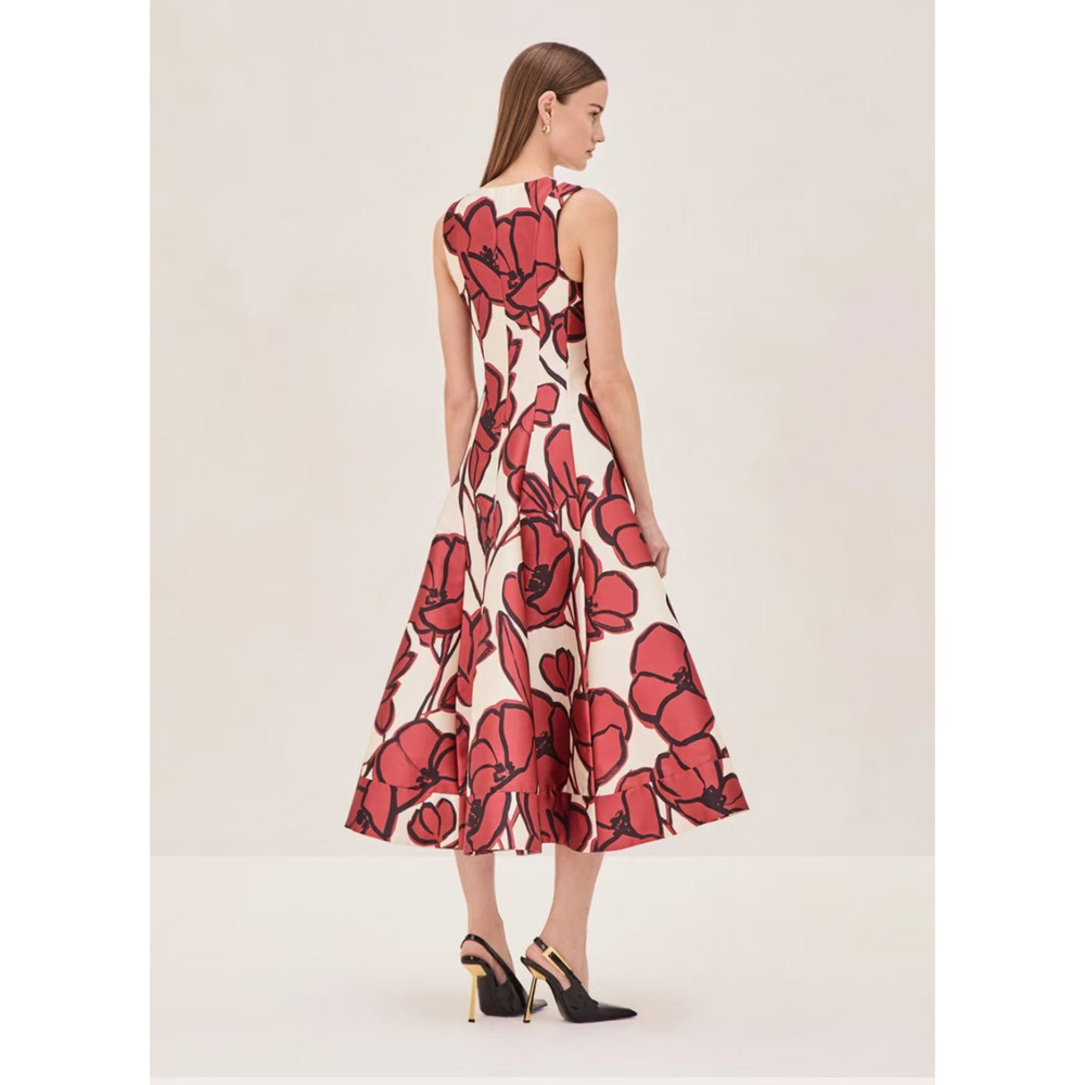 Alexis Lazaro Midi Dress M - Picture 6 of 11